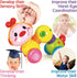 Stone and Clark Musical Press & Go Caterpillar Toy, Light Up Inchworm Infant Toys for 6 to 12 Months
