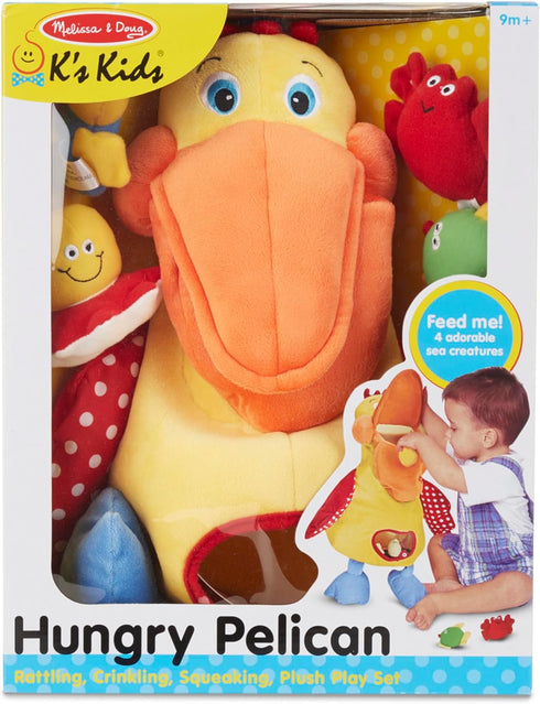 Hungry Pelican Soft Baby Educational Toy by Melissa & Doug K's Kids