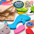 Magifire Wood Puzzles for Toddlers 1-3, Set of 6 Montessori Toys with Large Pieces, Includes Storage Bag
