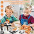 Set 41PCS Set 3,4,5,6,7,8, OCHIDO Kids Tool with Tool Box & Electronic Toy Drill, Toddler Tool Kids Construction Toys
