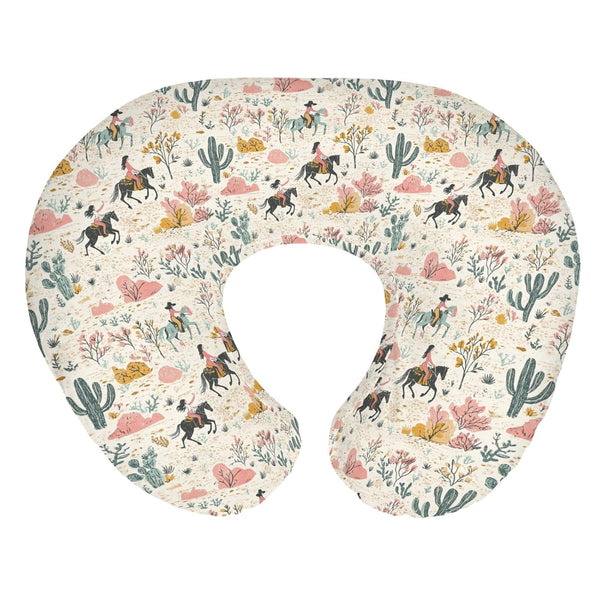Vintage Western Cowgirl Baby Nursing Pillow Covers for Boy Girl Retro Cowgirl