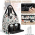 Eativisa Backpack-Multi-functional Terrazzo style Diaper Bag mother and baby bag Thermal compartment USB charging port