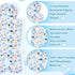 Pinkunn 2 Pcs Gel Car Seat Cooler Pad, Breathable Summer Chair Ice Cushion for Stroller Baby Dining Chair, Safety Seat