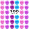 Yomwet 100 Pcs Puzzle Maze Ball Mini 3D Gravity Cube Puzzle Ball Toy