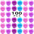 Yomwet 100 Pcs Puzzle Maze Ball Mini 3D Gravity Cube Puzzle Ball Toy