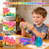 12 Pack 3D Printed Dragon Toys, Flexible Articulated Fidget Dragons in Surprise Eggs, Collectible Desk Toys, Party