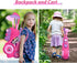 Liberry Toddler Golf Set with Upgraded Kids Golf Cart, Putting Mat for Boys Girls Ages 2-5, Indoor Outdoor Toys (Pink)