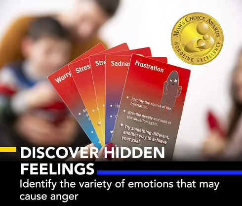 Behind the Anger Therapy Kit - Anger Management Games for Kids and Teens, Therapeutic Tools for Professionals.