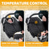 Orzbow Car Seat Cover Baby, Winter Car Seat Cover for Infant Boys & Girls, Warm Carseat Covers Baby with Plush Lining