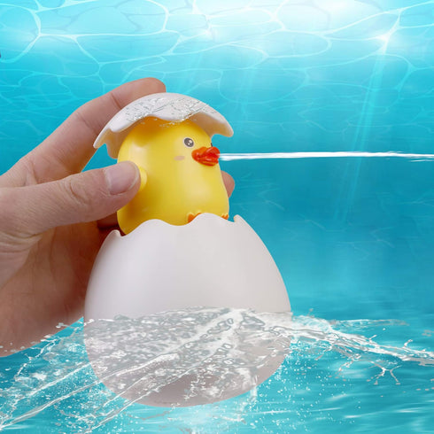 1-3 Swimming Easter Eggs Basket Stuffers,Baby Bath Toys for Toddlers Old Years,Sensory Toys Kids Bathtub Hatching Pool