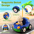 2-Pack 2 3 4 5 18+ RC Dinosaur Cars for Kids - Remote Control Dinosaur Toy Cars with Music and Lights, Birthday Gift