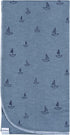 100% 30x30 Inches (Pack 4), Gerber Unisex Baby Cotton Flannel Receiving Blankets of Coastal Calm, One Size