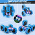 6-12, 4WD 360 2.4GHz, 8-10 1-Blue QUNREDA Remote Control Car, RC Cars Toys for Kids Ages Stunt Car with LED Lights