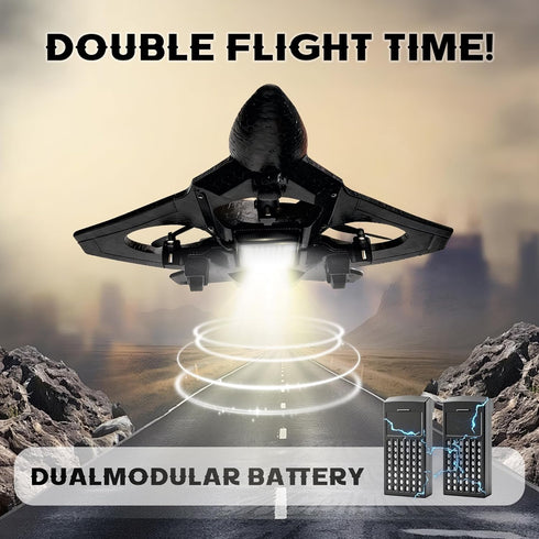 Adults,360 6+ Remote Control Airplane Drone with Light for Kids Flip Fighter Jet Helicopter Toys,Stunt Roll Planes