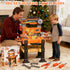Set Set 3-5 Kids Tool Bench with Electric Drill & Vest, Kids Tool Toddler Workbench Transformable Kid Tools Box