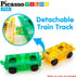 PicassoTiles Magnetic Car Play Set - Action Figures for Kids 3+ - STEM Building Block Vehicle Toy