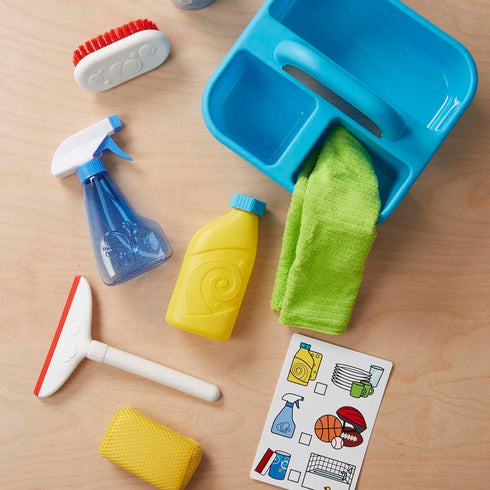 Melissa & Doug Spray, Squirt & Squeegee Pretend Play Cleaning Set for Kids