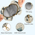 PYBUG Bird Round Pacifier Storage Case, Polyester & TPU Lined with Hook Buckle, Pacifier Container Box for Baby