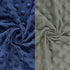 BlueSnail Ultra Soft Minky Dot Changing Pad Cover 2 Pack (Gray + Navy)