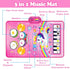Toys for 1 Year Old Girl Gifts: Baby Musical Mat Toddler Toys Age 1-2, 3 in 1 Piano Drum Animal Touch Unicorn Toys for