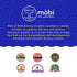 Mobi Gumlii Sensory Teether Baby Rattle Toy - Food Grade Silicone, BPA Free, for Babies 0-6 Months, Pack of 1