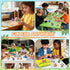 12 Air Dry Clay for Kids Air Clay Art Kits Box Animals Theme Air Dry Modeling Clay Kit w/Sculpting Tools& Step-by-Step