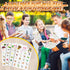 Hoolerry 12 Pcs Scavenger Hunt Game for Kids and Family - 24 Themed Cards with Dry Erase Marker for Outdoor Fun