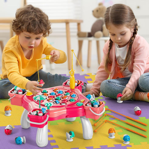 WATUDOU 3-5, 70 3-5, 3 4 5 6 7 8 Magnetic Fishing Game for Kids Toddlers pcs Fishing Toys for Kids Toddlers Table Toys