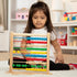 Melissa & Doug Classic Wooden Abacus - Educational Counting Toy with 100 Beads
