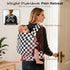 MOCKPOSE 100% Carrier,3 Ergonomic,Cozy 7-40lbs,Checkerboard Baby Carrier Newborn to Toddler- Pure Cotton Double-Side