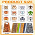 12 Set Safari Animal Mask and Capes | Kids Jungle Safari Theme Party Favors | Cosplay Wild Birthday Decorations