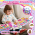 1 1 2 56+ 1-3 1+ Nicella Busy Board for Year Old Girl Gifts, Montessori Toys for Year Old - Activities Bilingual Music