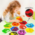 Set 12 Onyoloy Liquid Sensory Soft Gel Toys - of - Hexagonal Sensory Fidget Toys, Water Sensory Toys for Nursery