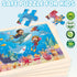 3 4 5 4 Pack 24 Wooden Animals Puzzles for Kids Age Year Old, Pcs Montessori Toddler Jigsaw Puzzles for Girl boy