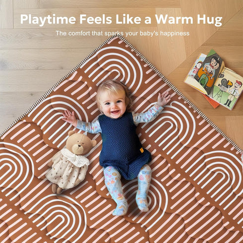 71"x59", Mallify Soft Thicker Baby Mat for Floor Extra Large Baby Play Mat, Non-Slip Playpen Mat, Easy to Clean