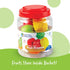 Learning Resources Snap-n-learn Fruit Shapers, Fine Motor Toy for Toddlers Ages 2+