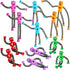 Telescopic Suction Cup Robot Toys 12-Pack Shape Changing Educational Fidget Toys Sensory