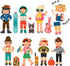 Petit Collage Little Travelers Magnetic Play Set – Mix & Match Game Board for Ages 3+