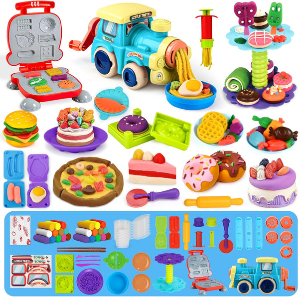 85 PCS 3 in 1 Dough Sets for Kids Ages 3-4-8, Art