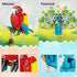 Oichy Bird Animals Building Block Set, 6 Pack Animal Figures Building Toy, Creative Party Favors for Kids Ages 6+