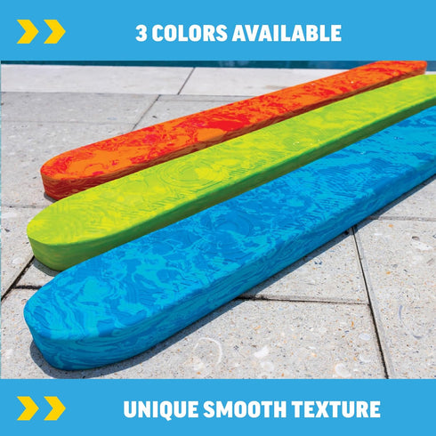Wow Sports Vacation Mode Molded Foam Pool Noodle - Green - for Pools & Lakes - Float Aid for Kids & Adults
