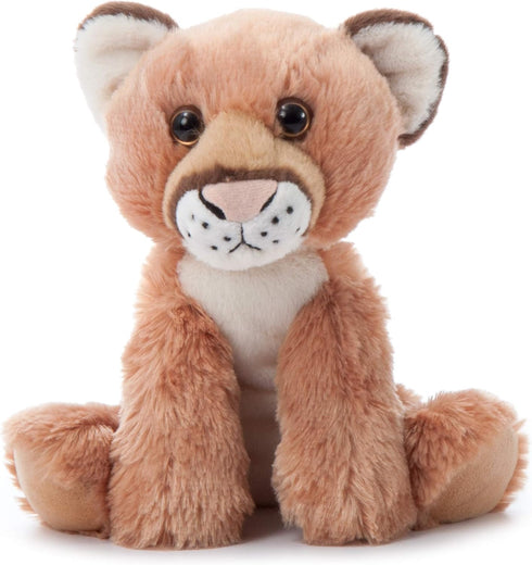The Petting Zoo Mountain Lion Plush Toy, Gifts for Kids, Wild Onez Zoo Animals (8 inches)