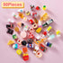 50 Pcs Miniature Food Drink Bottles & Soda Pop Cans for 1/12 Doll House (25 Food + 25 Drink)