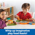 Learning Resources New Sprouts Waffle Time - Breakfast Pretend Play Food Kitchen Toys, Montessori Educational Game
