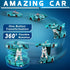 FDJ Remote Control Car - 2 in 1 Transforming Car Robot, One Button Deformation to Robot, 1:18 Scale, 360 Degree