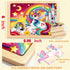 3-5, 3 4 5 6 7 8 9 24 Wooden Puzzles for Kids Ages Wood Jigsaw Puzzles, Unicorn Theme Educational Toys Birthday Gifts
