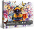 Flowers Bee Puzzles for Adults 1000 Pieces - Garden Bee Butterfly Jigsaw Puzzles as Nature Home Decor
