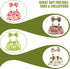 Digabi 17cm 8 Set Doll Clothes Piece Strap Dress and Bow Headband for a Unique Dressed-Up Look Fashion Handmade
