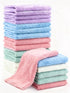 MIXCOOL 20 Pack 10x10 Inches Microfiber Coral Fleece Baby Washcloths,Extra Absorbent,Soft Wash Clothes,Bath