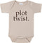 Plot Twist Baby Announcement Onesie,Pregnancy Announcement Outfit for Grandparents to be,Baby Shower